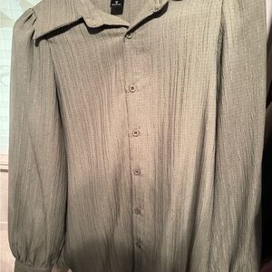 Olive green blouse